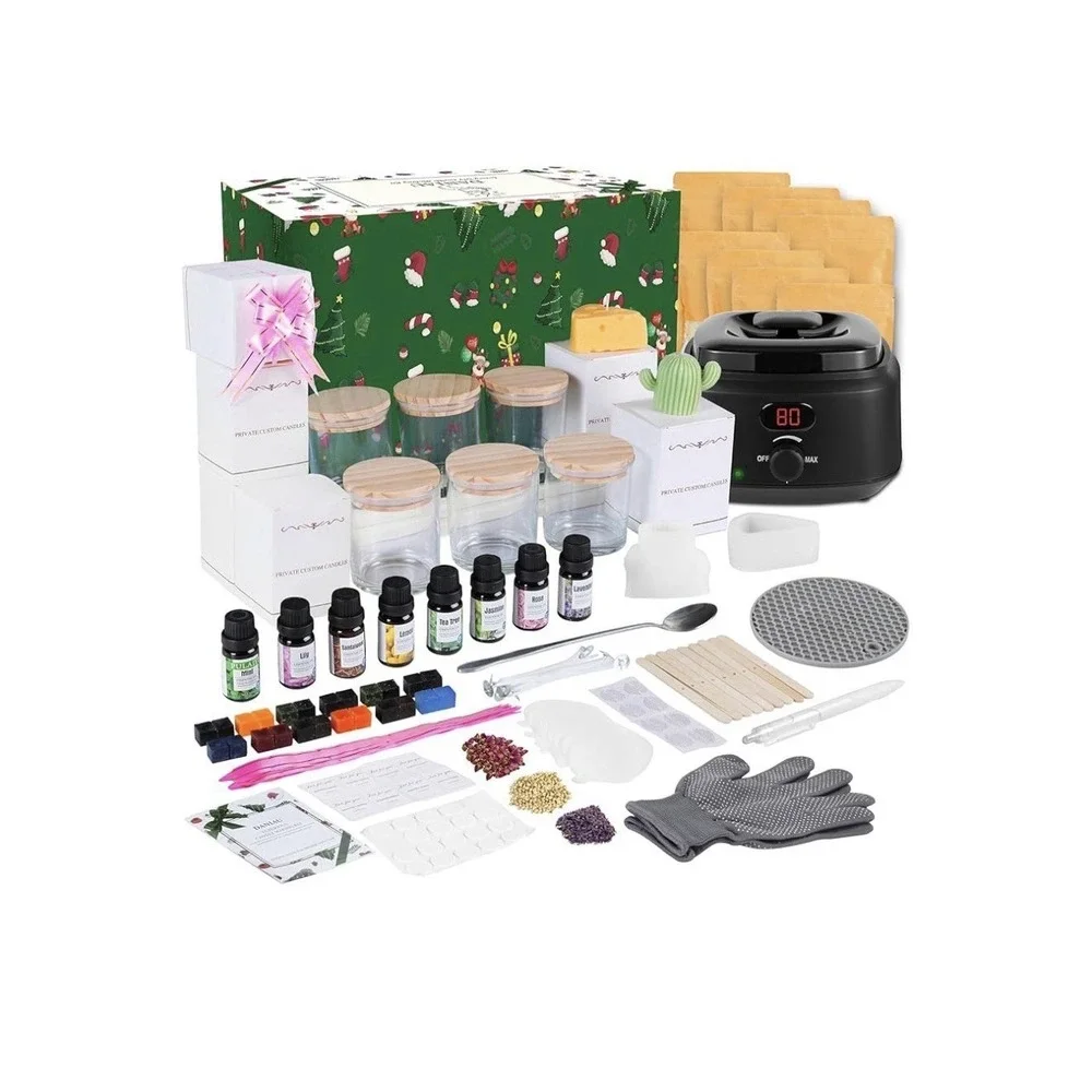 Yayena‎ Candle Making Kit For Adults Candle Making Supplies With Digital Soy Wax